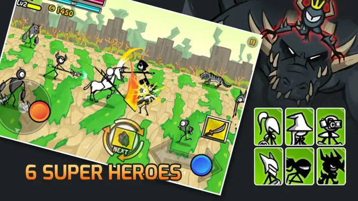 Cartoon Wars 2 android App screenshot 0