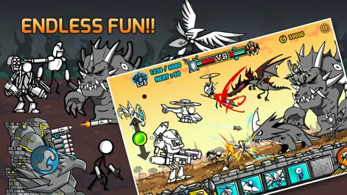 Cartoon Wars 2 android App screenshot 1